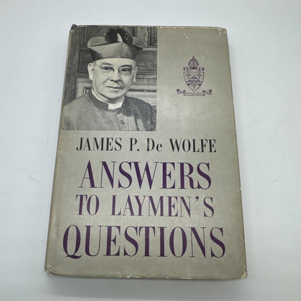 Answers To Laymen's Questions James P. DeWolfe 1959 Bishop Of Long Island-rare-